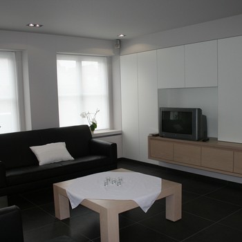 tv-meubel met ingewerkte TV